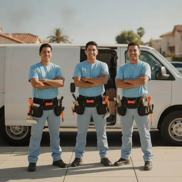 Ladrilhador equipe em Tatui